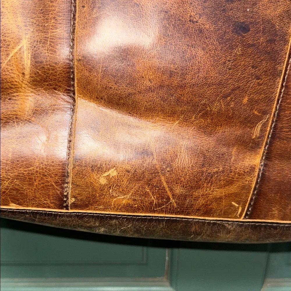 STS Ranchwear Spotted Cream and Brown Tote concealed carry - Picture 4 of 6